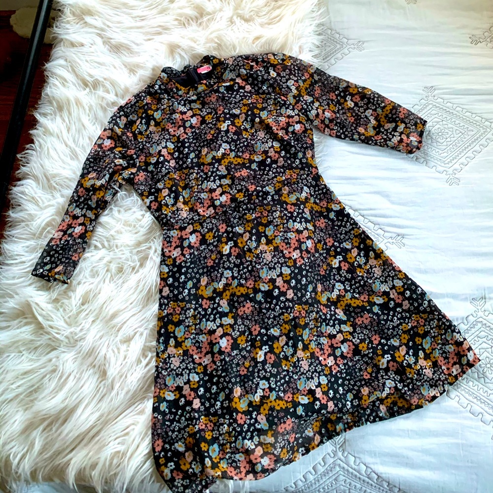Floral A line dress
